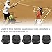 Niiyen 10Pcs Tennis Racket Grip Tape Anti Slip Comfortable Sweat Absorbent Badminton Racket Overgrips for Fishing Rods Squash Racket (Black)