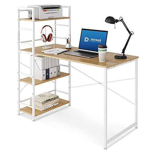 上下棚付デスク　120幅　BR/WH 10549-10.jpg