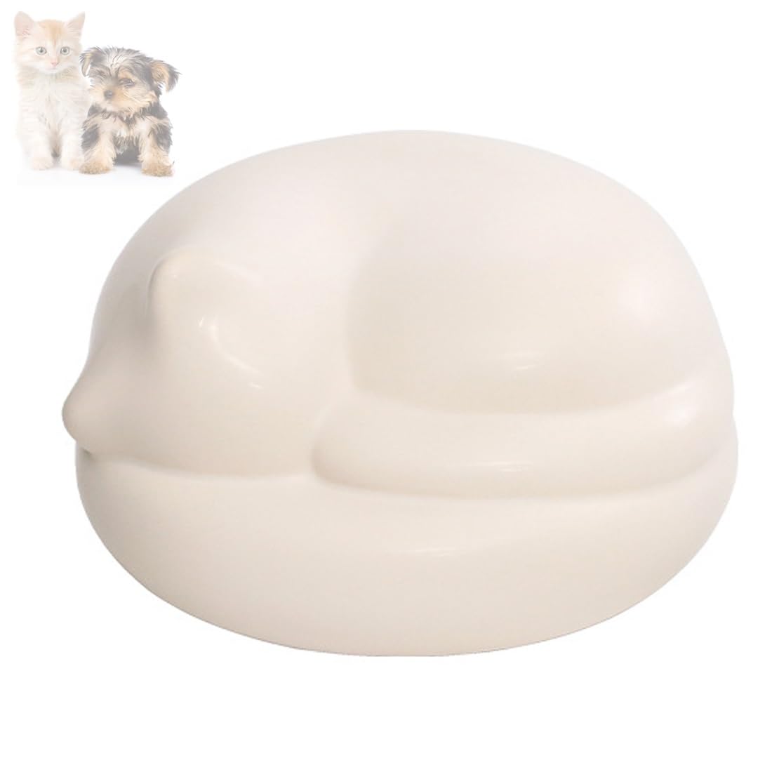 pet ashes urn, Handmade Ceramic Pet Cremation Urn, Urns For Ashes, Memorial Keepsake(Cat Urn)