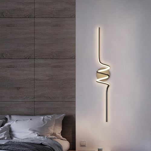 Lámpara de Pared Moderna en Espiral con Iluminación LED Interior 6