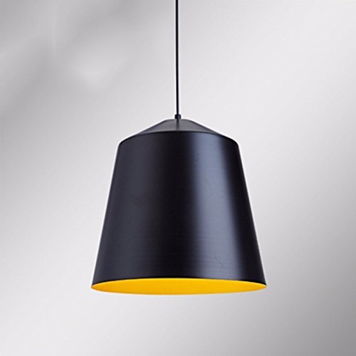 Plafonnier lustre noir de haute qualité suspension industrielle pour chambre
