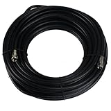 Perfect Vision 036012 50-Feet RG-6 Coaxial Cable with Ends, Black