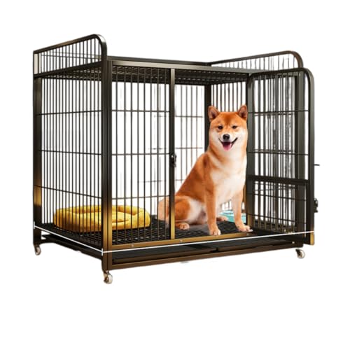 WGM�� �Q�[�W ��^�� �Q�[�W �����t�� �g���ȒP �y�b�g�Q�[�W �L���X�^�[�t�� �� �Q�[�W ������ ��� ���^�� ���p�P�[�W �����o���g���[�t�� ���̃Q�[�W �����O���p ���p �V��95*65*90cm (�u���b�N)