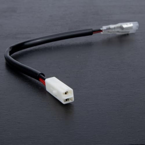 Image of Aharon Motorcycle 12V Cable Wire Extension /Adapter for LED Turn Signal Lights | Compatible with Kawasaki Motorcycles | Bike Indicator Blinkers | Waterproof Indicator Light Connector Plug