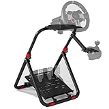 DIWANGUS Racing Wheel Stand Steering Wheel Adjustable Stand Foldable Mount for Logitech G29 G920 G923 G27 G25 for Thrustmaster T248 T300RS T150 458 TX Xbox PS4 PS5（Only Stand, Without Chair Link）