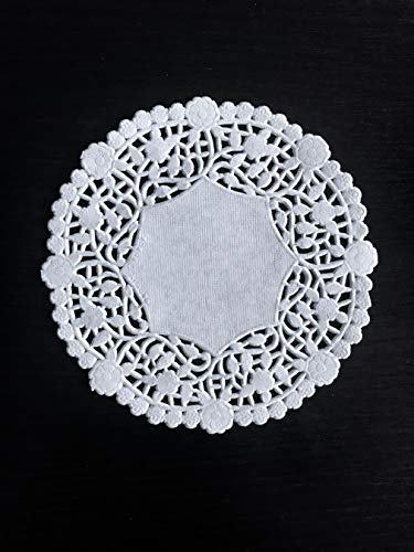The Baker Celebrations White Round Paper Lace Doilies (Pack Of 100) Made In Canada (5-Inch) #TOP3