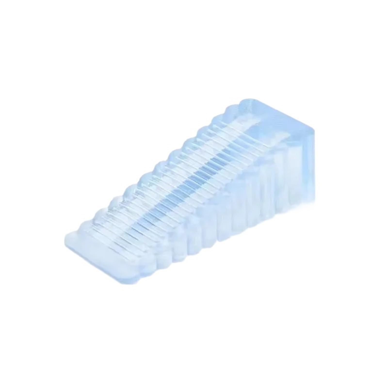 Dsfihjo Transparent 1/2/3Pcs Safety Silicone Door Stop Stoppers Block Wedge Doorstops Home Office Door Rear Retainer Anti-Collision Stop(,3Pcs)