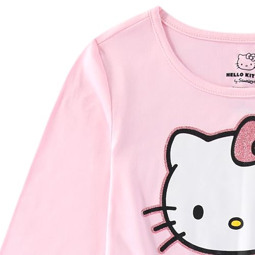 Hello Kitty Sanrio Girls Long Sleeve Tulle Dress for Toddler and Big Kids3