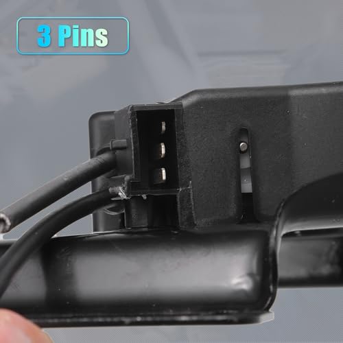 Image of X AUTOHAUX Replacement Rear Liftgate Door Lock Actuator with Cable for Lincoln Town Car 2008-2011 Tailgate Latch Assembly No.8W1Z5443200A Black