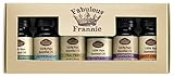 Fabulous Frannie Essential Oil Basic Sampler Set 6/10ml - 100% Pure Therapeutic Grade - Great for Aromatherapy