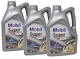 Ford WSS-M2C917-A Aceite Lubricante Motor - Mobil Super 3000 XE 100% Sintetico 5W-30, Pack 15 litros