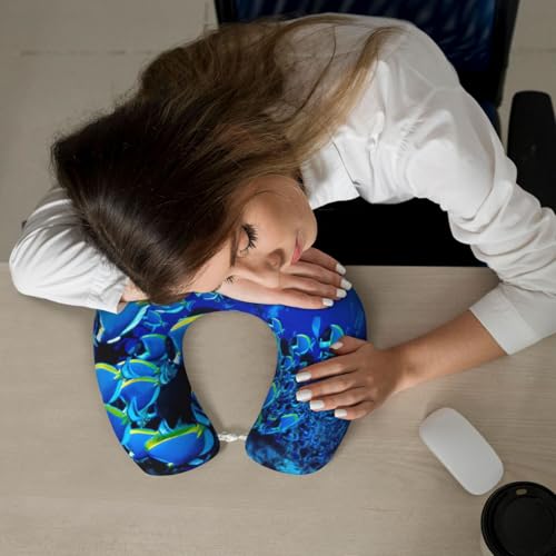 Almohada de poliéster para cuello negro miniatura 7