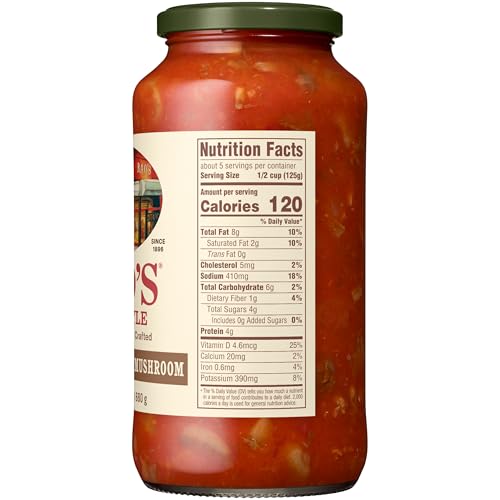 Image of Rao's Homemade Sausage & Mushroom Sauce Made with Italian Tomatoes, 24 oz