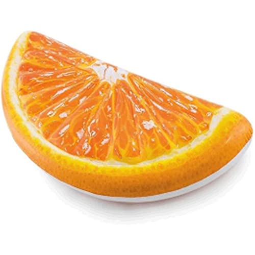 Lit d'eau gonflable orange adulte pour bouée de piscine et déco fête