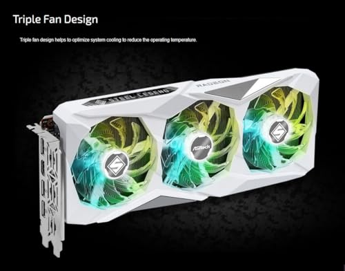 Image of ASRock Rx7600 Sl 8Go AMD Radeon Rx 7600 Steel Legend 8Gb Oc Graphics Card - Pci E X8, Gddr6