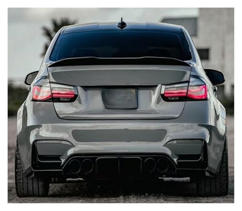 Diffuseur pare-chocs arrière pour BMW M3 M4 F80 F82 F83 2014-2018 noir brillant style spoiler
