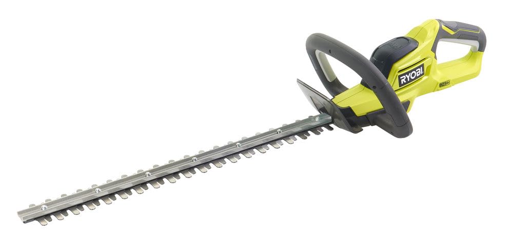 RYOBI - Taille-​Haies sans Fil 18V One+ OHT1845 – Lame 45 cm, Capacité 18 mm, Double Action, Lame Découpée Laser – Léger, Silencieux et Maniable – Batterie Non Incluse