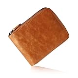 [Bahoes] 二つ折り財布 メンズ 2つ折り イタリアン レザー 本革 カード収納14枚 BOX型小銭入れ ラウンドファスナー 高耐久 ギフトボックス付き 父の日 プレゼント