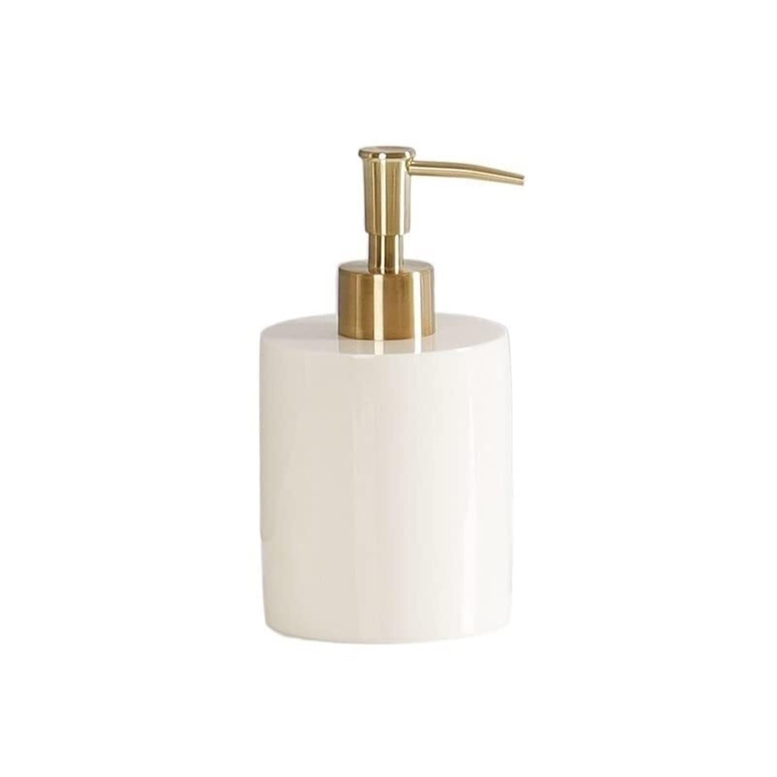 Empty Barthroom and Dish Soap Dispensing Dispenser Shampoo Bathroom Accessory Set Resin Liquid Bottle Decor for Counter