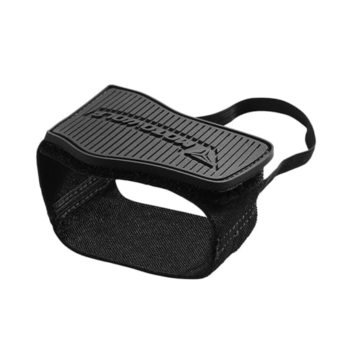 オートバイのギアシフトパッド - ゴム靴プロテクター、滑り止めガード、耐久性のある耐摩耗性素材、柔軟な調節可能なストラップ、軽量ポータブルデザイン |ライダー、バイカー向けのフットウェア カバー アクセサリー