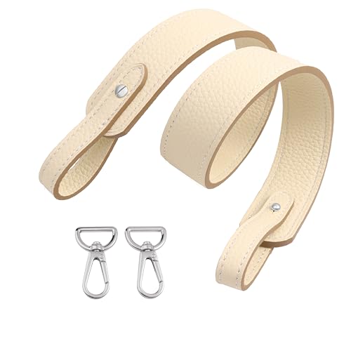 Image of Genuine Leather Purse Strap for Picotin /Lindy /Evelyne Bags Leather Shoulder Straps Replacement for Handbag