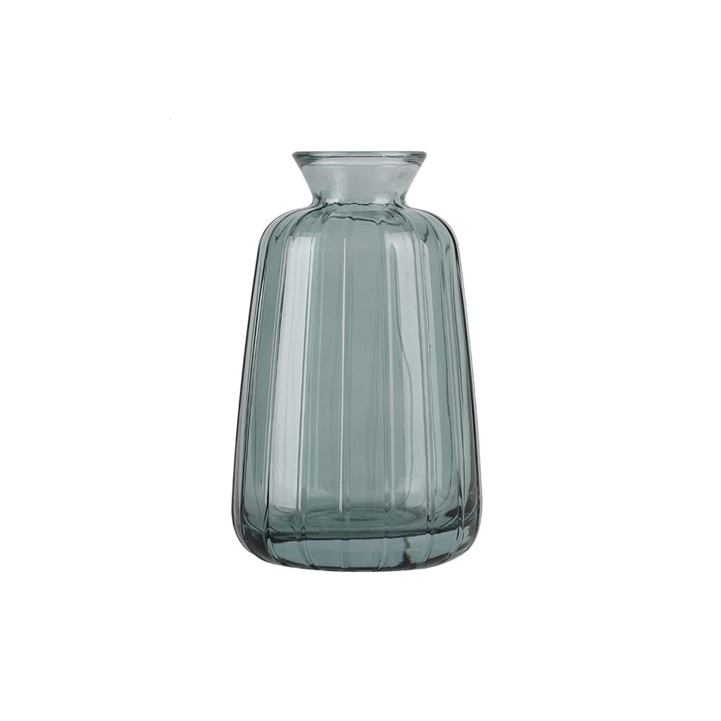 Vase en verre transparent pour sublimer vos petites fleurs de salon sans encombre