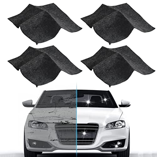 4 Pcs Paño Nano Sparkle Cloth, ReparacióN De ArañAzos De Coche, Paño Nano para Coche, Nano Magic Cloth para Reparar Rayones Leves, Reparar Pintura, Limpieza De Autos, 2022 Cover