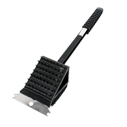 Ubervia Grill Brush and Scraper BBQ Brush 3 in 1 Bristles Grill Cleaning Brush for Grill