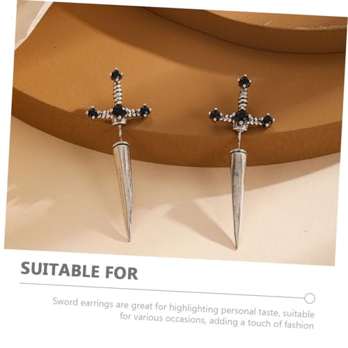 Boucles d'oreilles épée légères et confortables au style unique - 3