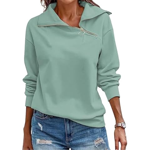 Sweat Femme Cuptacc Col Zippé Cover