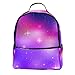 Spazio con stelle e nebulosa Zaino leggero per università, viaggi, scuola, casual, per uomini e donne, Multicolore, Taglia unica