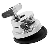 DECOMELODY フロアタムレッグクランプ 耐久性アイアン製 タムドラム用調節可能ベース ドラムパーツ演奏快適性向上