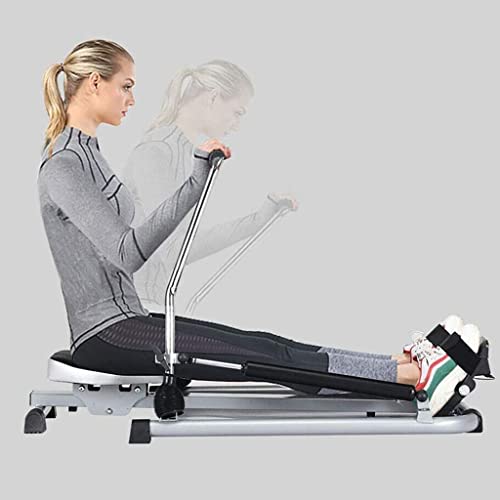 Image of Foldable Rowing Machines Exercise Equipment, Comfortable Seat Cushion /264 LB Weight Capacity, Rowing Machines for Home Use