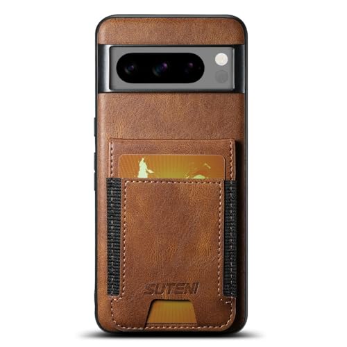 Étui pour Google Pixel 9 5G protège écran clapet marron rétro