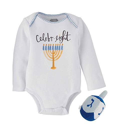 Hanukkah Knit Rattle Gift Set