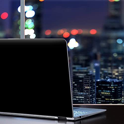 Image of SUNBIRD 15 15.6 inch Laptop Notebook Skin Vinyl Sticker Cover Decal Fits 13.3 inch 14 inch 15.6 inch 16 inch HP Lenovo Apple Mac Dell Compaq Asus Acer /Solid Black (12 X 18 Inch- 2Pcs) (Matte Black)