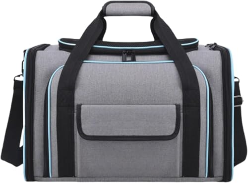 Image of Cat Backpack Carrier, Breathable Cat Carrier Pet Backpack for Kitty Small Dog Up to 15Lbs, Transparent & Foldable Pet Carrier for Travel Hiking (Grey Expendable, XXL)