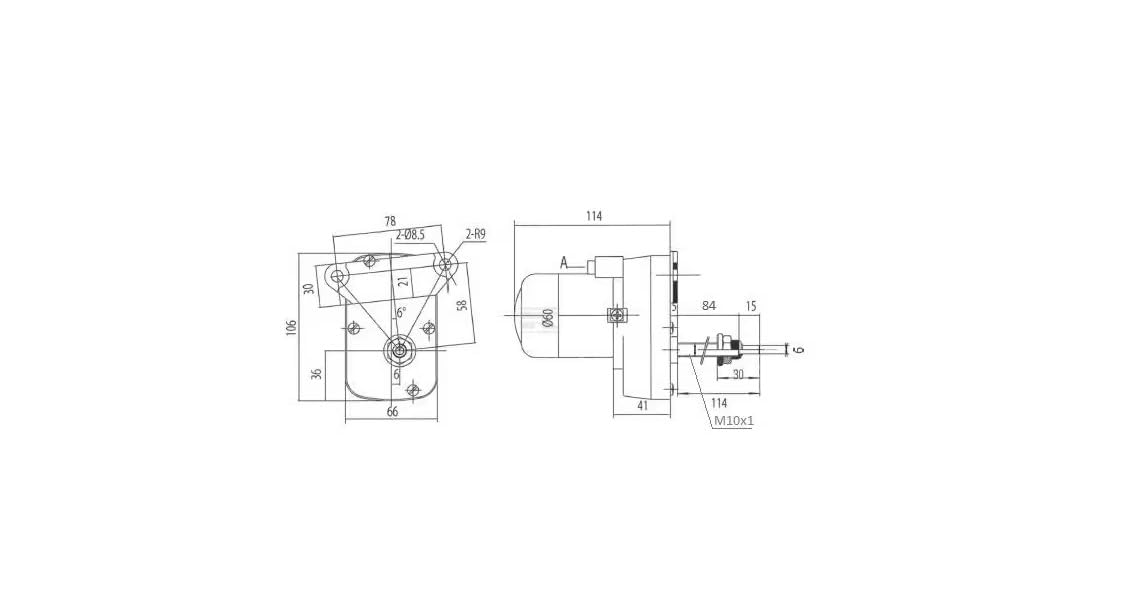 cyclingcolors Silnik do wycieraczek do szyb traktor pojazd rolniczy samochód 12 V 7 Nm