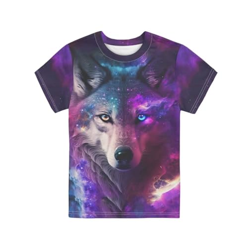 Image of Xhuibop Kids Tshirts Girls Boys 3-16 Years Summer Clothes for Teens Loose Fitting Tops