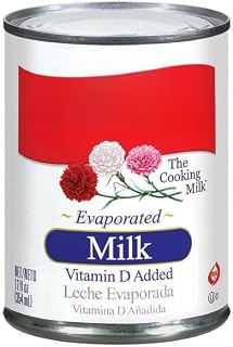 Carnation Evaporated Milk, Vitamin D Added, Rich & Creamy, Ideal for Cooking & Baking, Shelf-Stable Dairy Milk , Adds smooth, velvety consistency to both sweet and savory recipes , Convenient shelf-stable cans ready to use anytime 12 PK × 12 oz For Each .. TOTAL NET WT [ 144 OZ , 9 LB ]