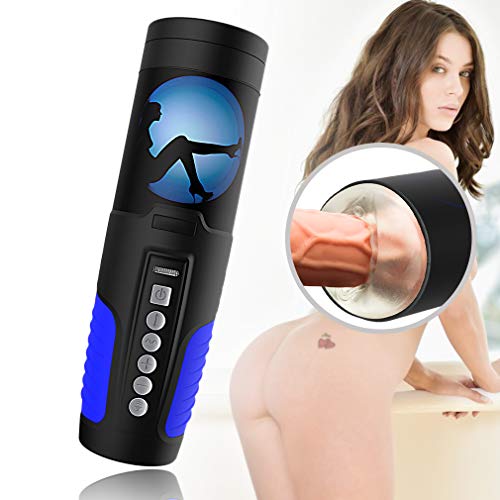 USB Rechargeable Automatic Vibranting Pocket Pussey Men Sẹx Toy Oral Sucking Multi Speeds