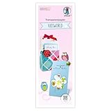 Ursus 5017 00 01 - Transparentpapier Kidsworld, 100 Blatt, ca. 27 x 10 cm, 115 g/m², 44 Motive sortiert, einseitig bedruckt, Bastelpapier für Fensterbilder, Laternen & Deko