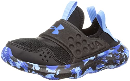 [アンダーアーマー] ランニングシューズ UA BPS Runplay CMS ボーイズ Black/Carolina Blue/Versa Blue 17.5 cm