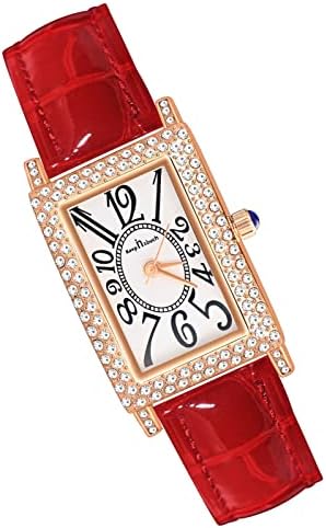 Montre-bracelet Unendlich U Pour Femme - Cuir PU, Chiffres Romains & Arabes, Double Affichage - Idéal Cadeau Noël - 14