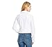 Jessica Simpson Women's Pixie Classic Feminine Fit Crop Jean Jacket, White, X-Large