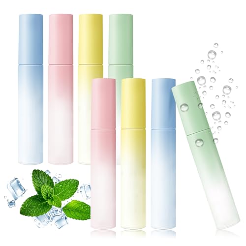 8PCS Fresh Breath Mouth Spray,Floral Fruity Flavor Breath Spray for Bad Breath,Travel Size Mouth Spray,Alcohol Free Breath Spray for Adults Oral Care, 0.59 fl oz