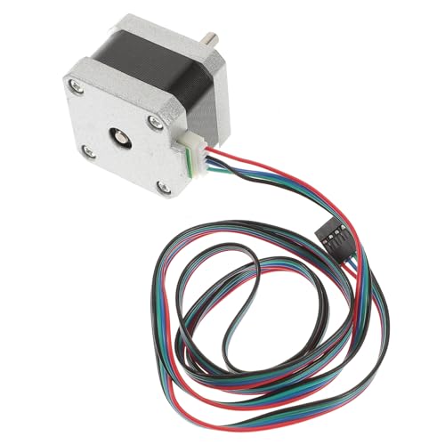 Hohopeti High Torque Dc Geared Motor 42 Stepper Motor 34mm with Copper and Aluminium Alloy Portable Structure for Small 