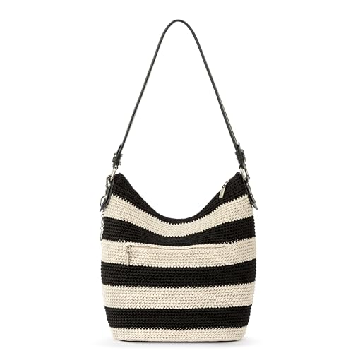 Image of The Sak Sequoia Hobo Bag - Hand Crochet Large Women's Purse for Everyday & Travel - Durable Handbag & Tote With Zipper Pocket