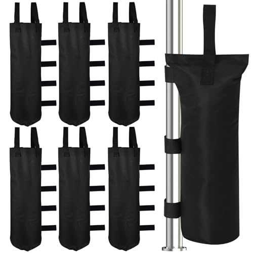 BYZESTY Lot de 6 sacs de sable pour pavillon - À remplir - En...