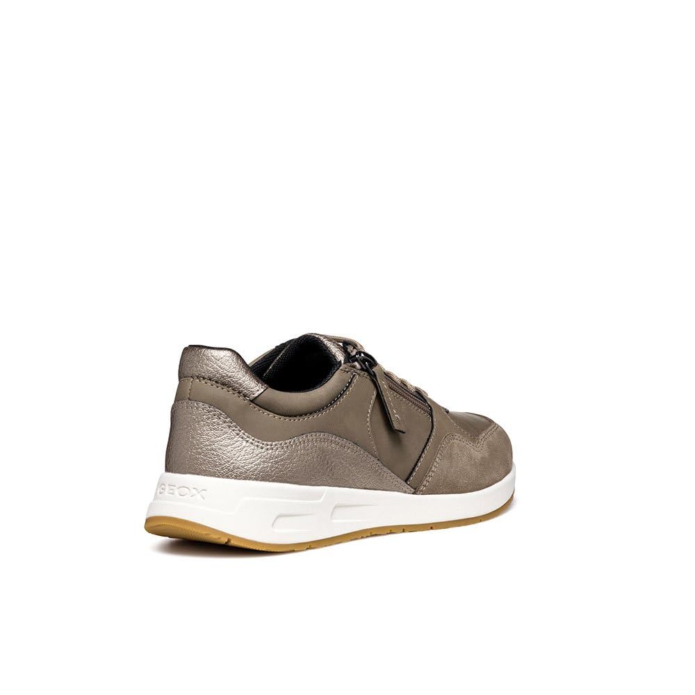 Geox Women's D Bulmya Trainers, Dove Grey Taupe, 2.5 UK